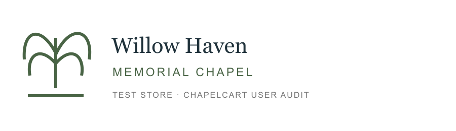 Willow Haven Memorial Chapel (TEST) logo