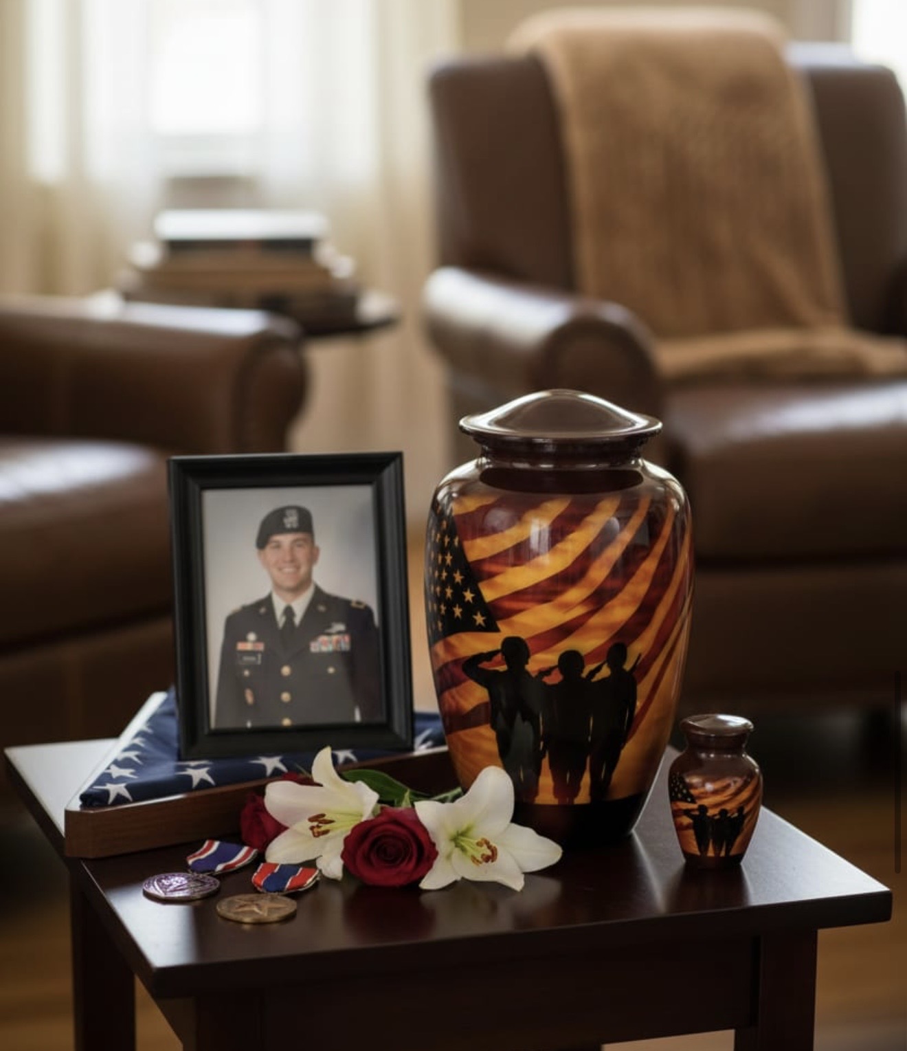 Soldier Cremation Urn