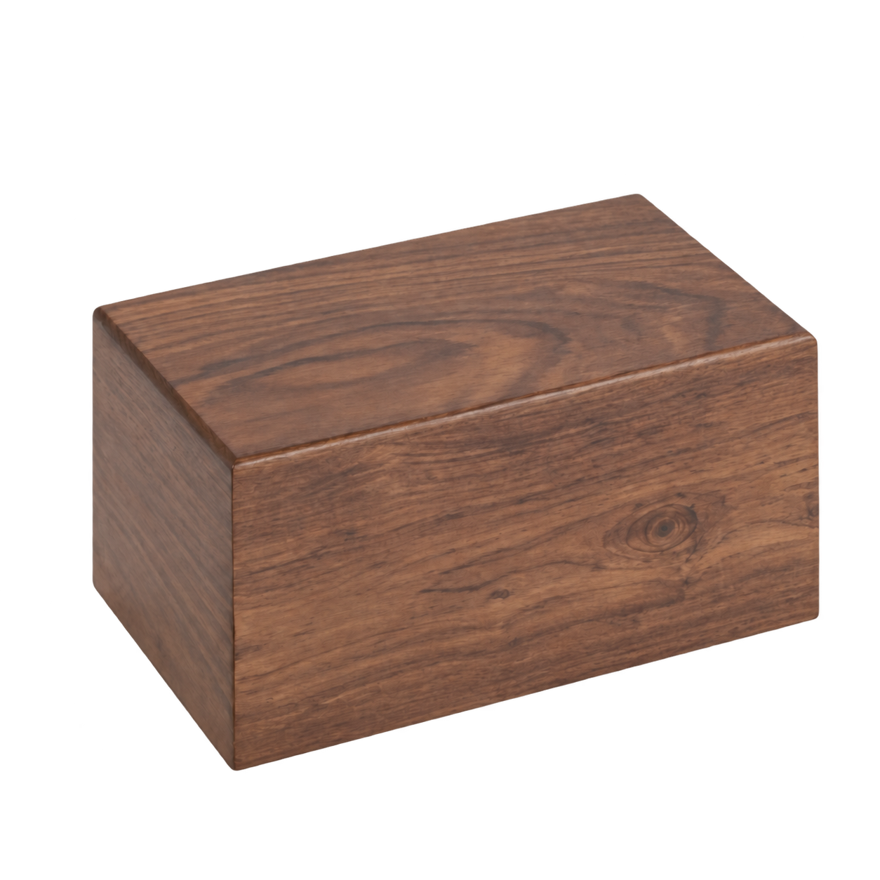 Plain Wood Box Urn