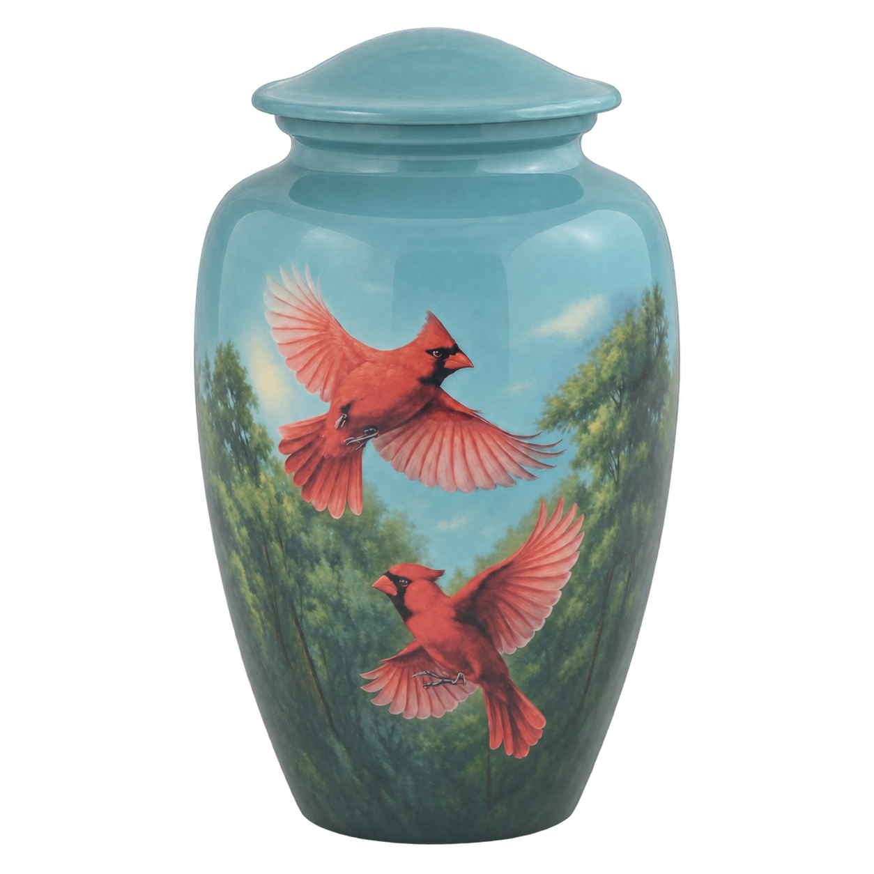Cardinal Urn