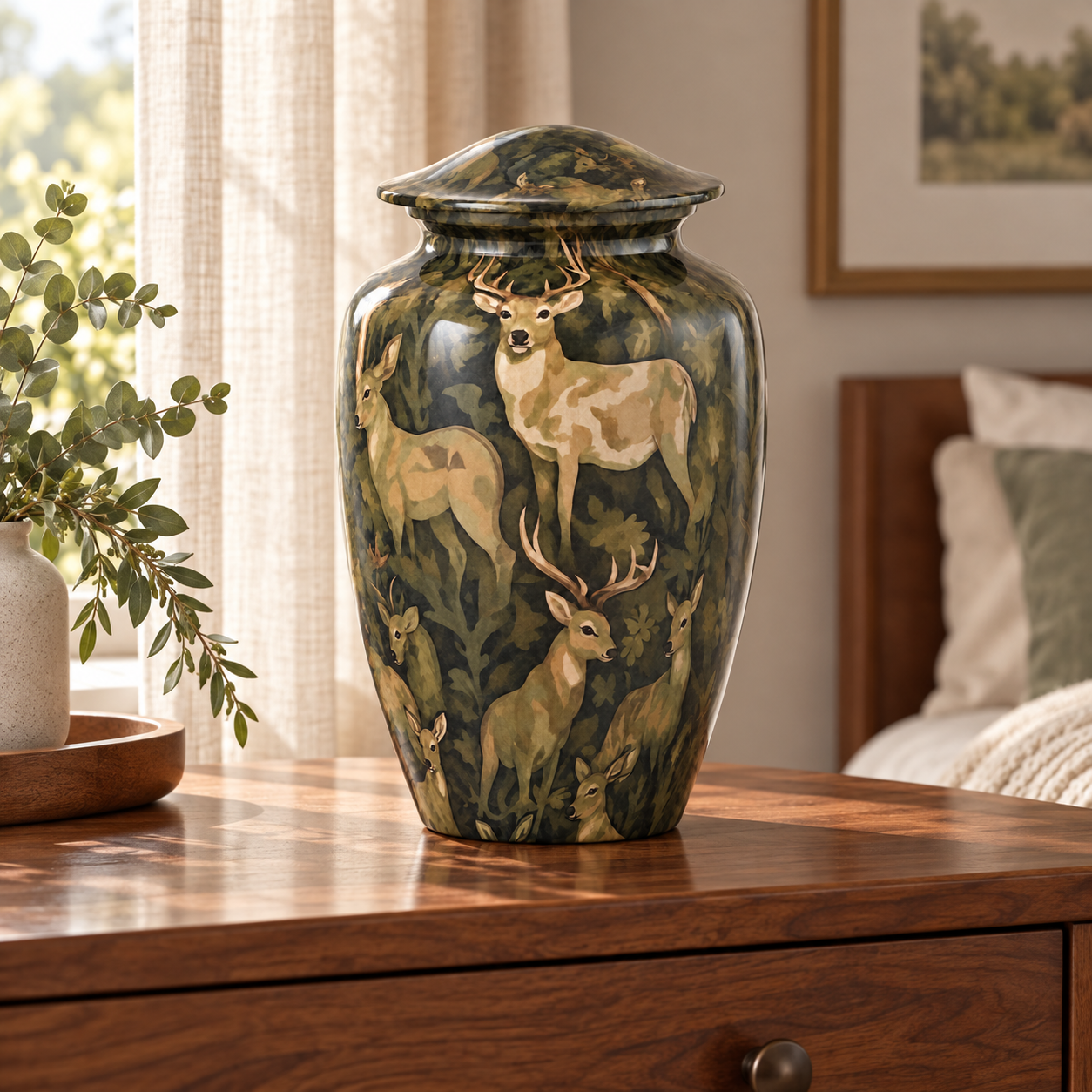 Deer Camo Urn